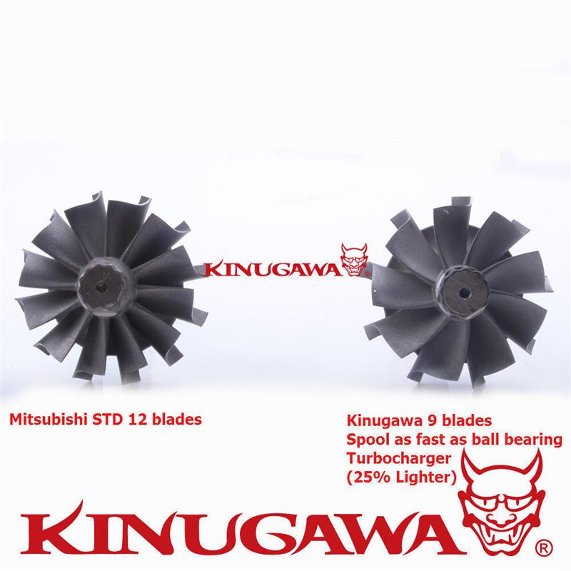Kinugawa Turbine Wheel Mitsubishi TD04HL 9 Blades High Flow Spool Faster